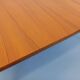 Rectangular dining table in vintage Scandinavian style from the 50s and 60s, made of teak.