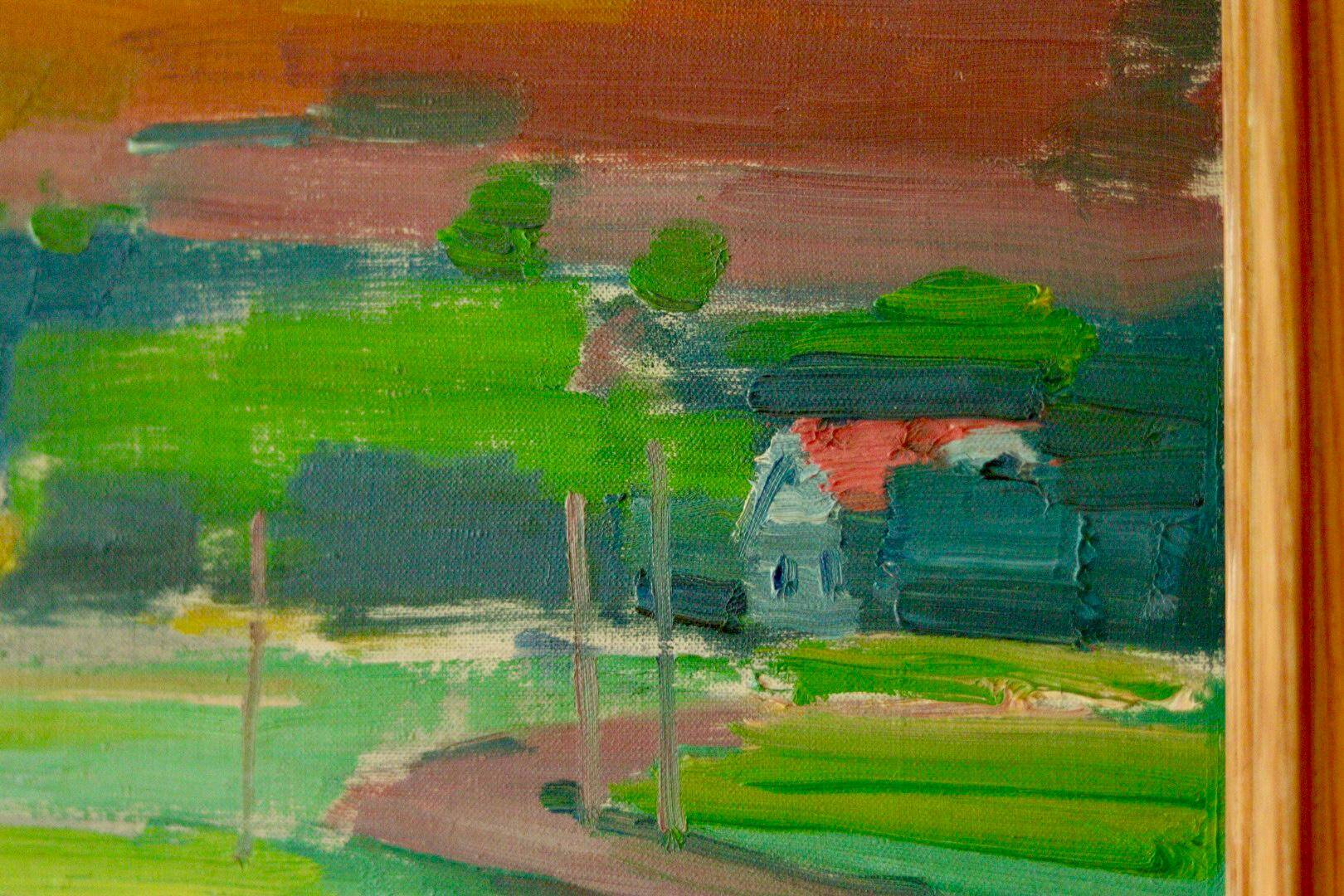 Original Swedish oil on canvas from the mid-century – by Gerhard Lundberg