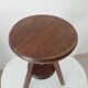 Tabouret de peintre vintage en bois massif