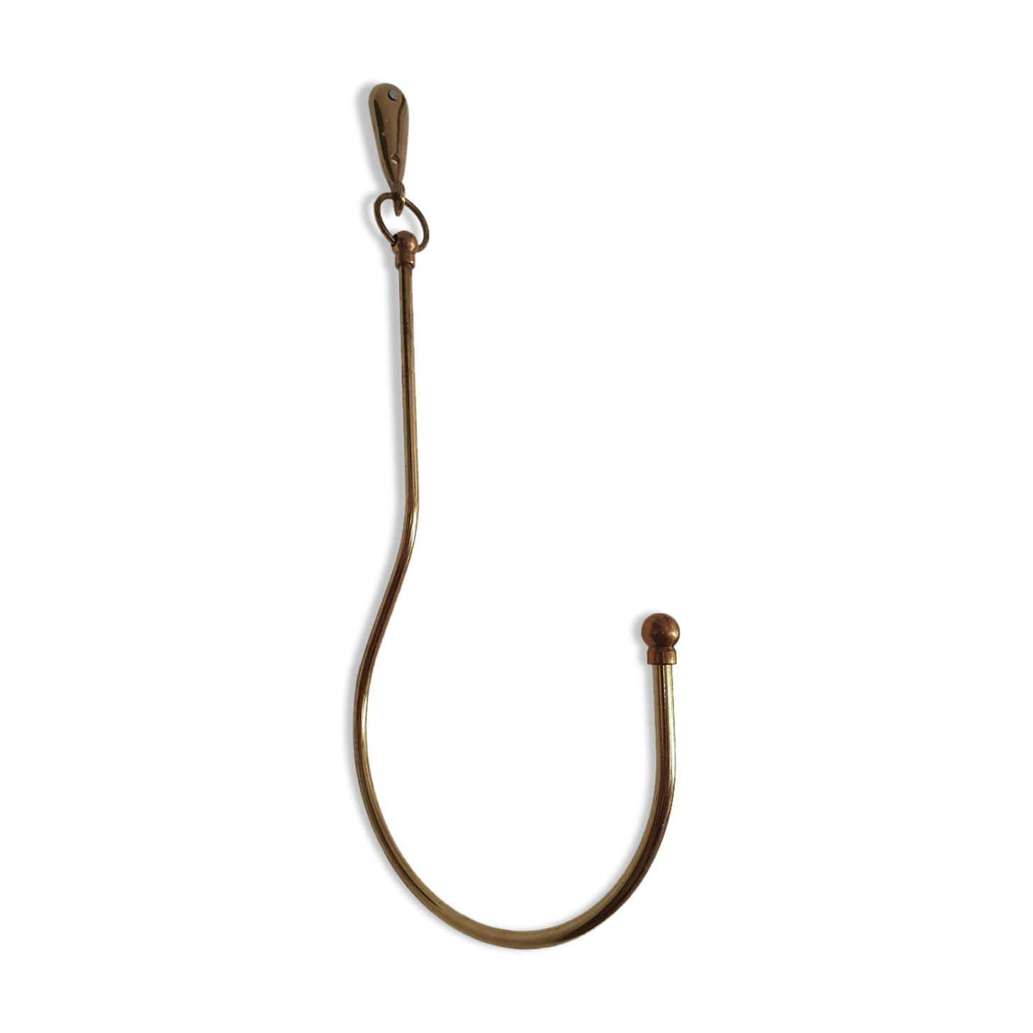 Golden metal hook