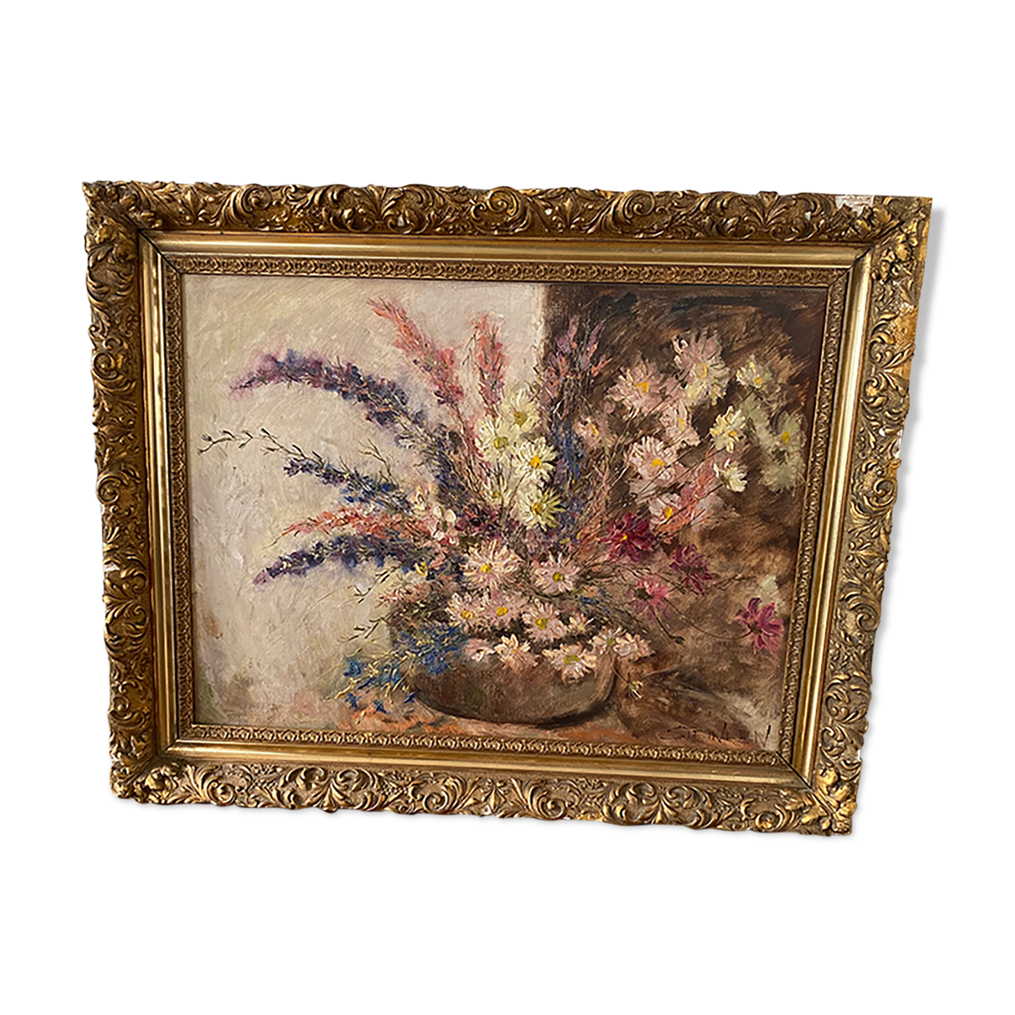 Still life with daisies