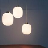 Suspensions à ballon en verre allemand du milieu du siècle, années 1960, lot de 3