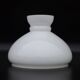 French Vintage White Opaque Glass Lantern Style Replacement Shade 0186