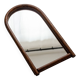 Miroir arche en bambou courbé, années 70