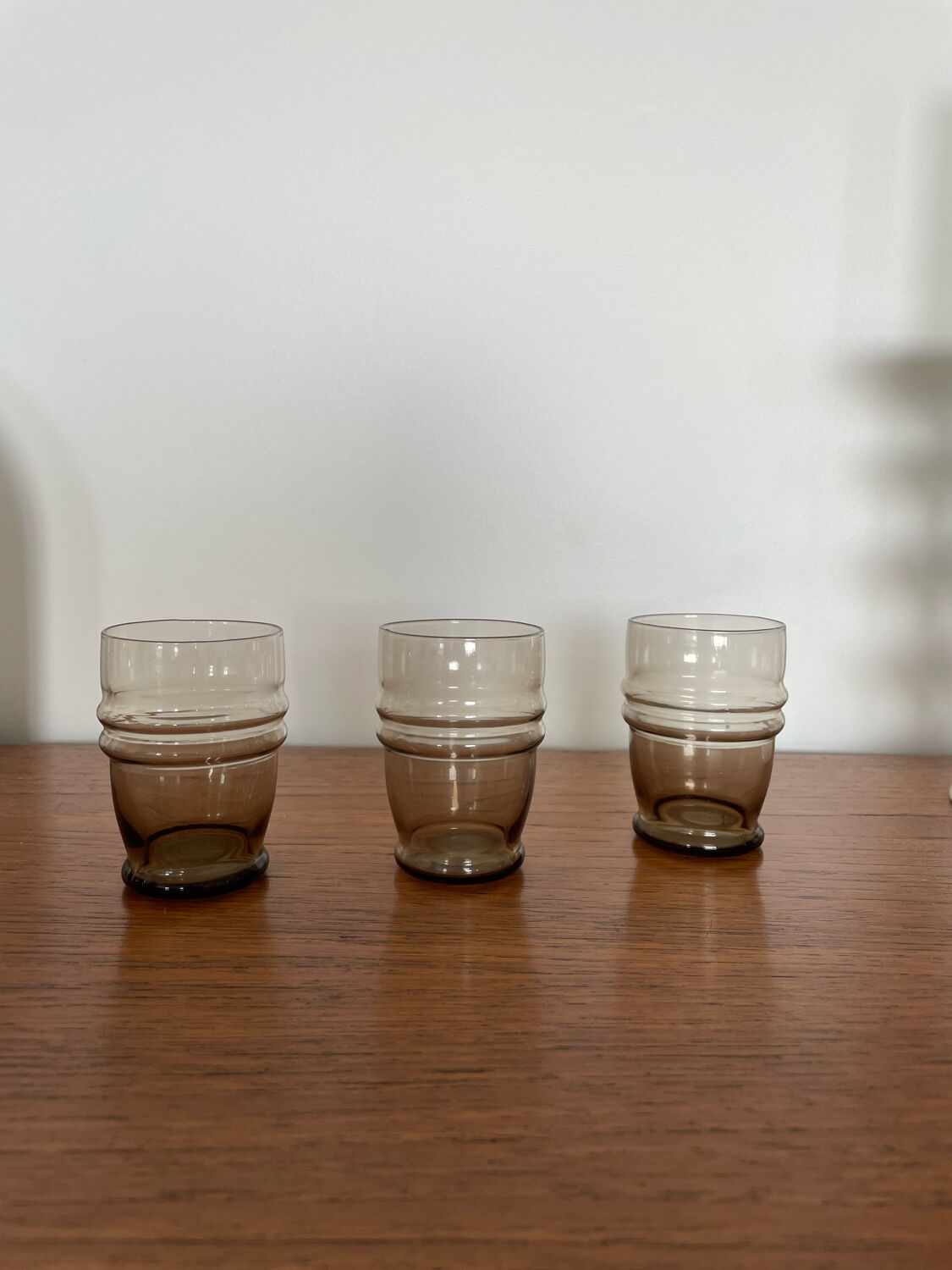 10 vintage shot glasses 70s