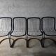 Set de 4 chaises vintage Cidue Italie années 70