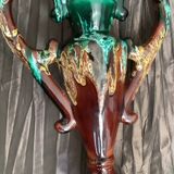 Vallauris Vase Vintage 2 handles Height 33 cm