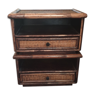 Pair of Maugrion bedside tables
