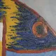 Large-scale “Le Regard” oil painting after Karel Appel, Netherlands, 1990s