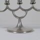 Art Deco chandelier in tin by Lars Holmström in Arvika, Sweden, 1931