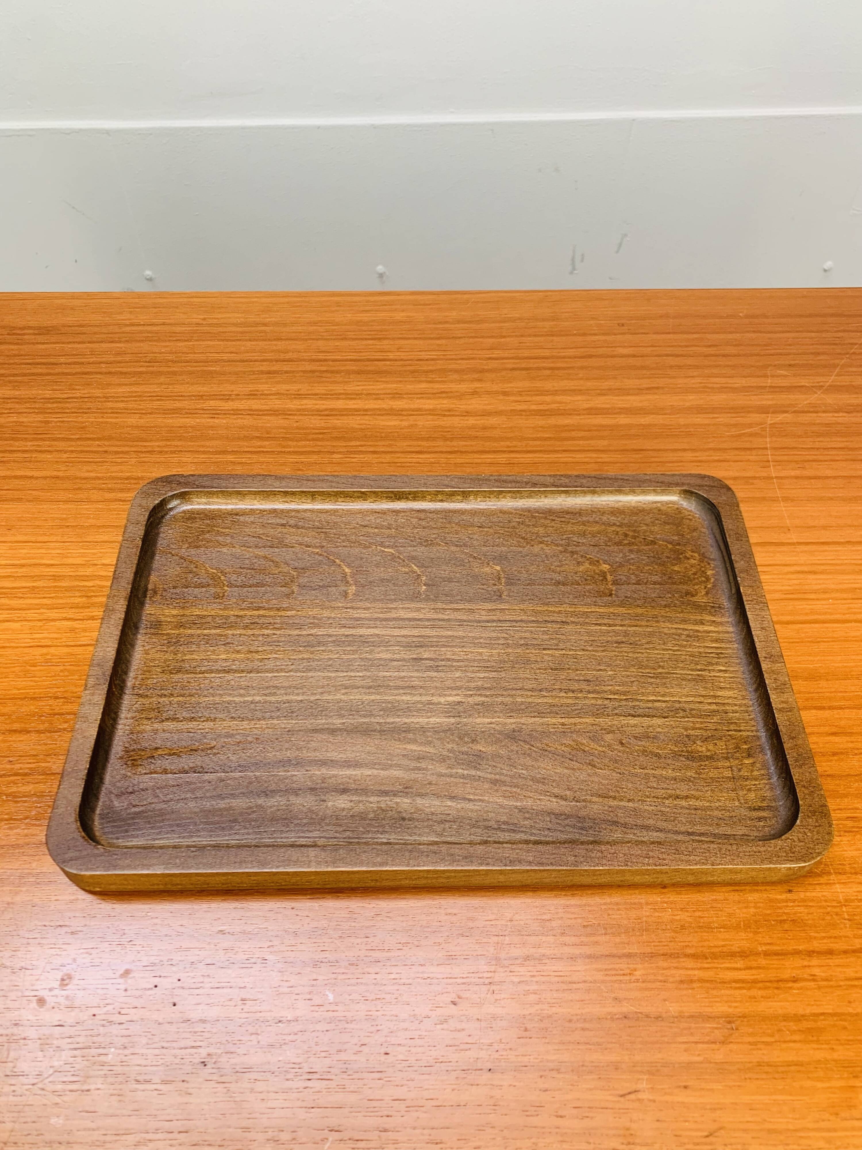 Vintage Scandinavian teak tray