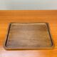 Plateau scandinave vintage en teck