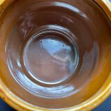 Pot with braided bamboo lid