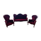Burgundy Bench