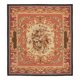 Handmade European Vintage Aubusson Kilim 303 cm x 331 cm