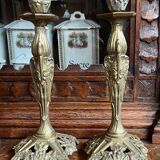 Art Deco candlesticks.