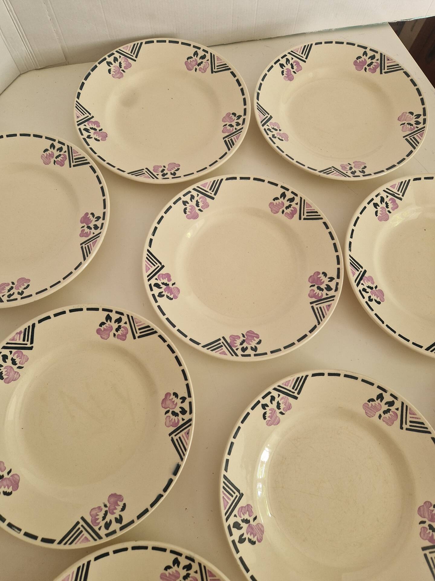 Set of 12 Dessert Plates Model Tunis