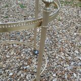 Old vintage rolling serving table