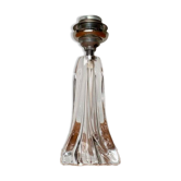 Lampe de table en verre française du milieu du siècle par Daum, années 1960