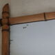 Vintage light bamboo mirror 107 x 79 cm