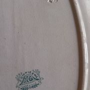 Oval ironstone dish "Compiègne" K&G Lunéville
