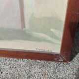 Oil on panel signed Zwahlen