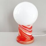 Lampe de table en verre de Murano 1960