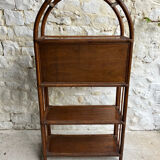 Rattan bookcase