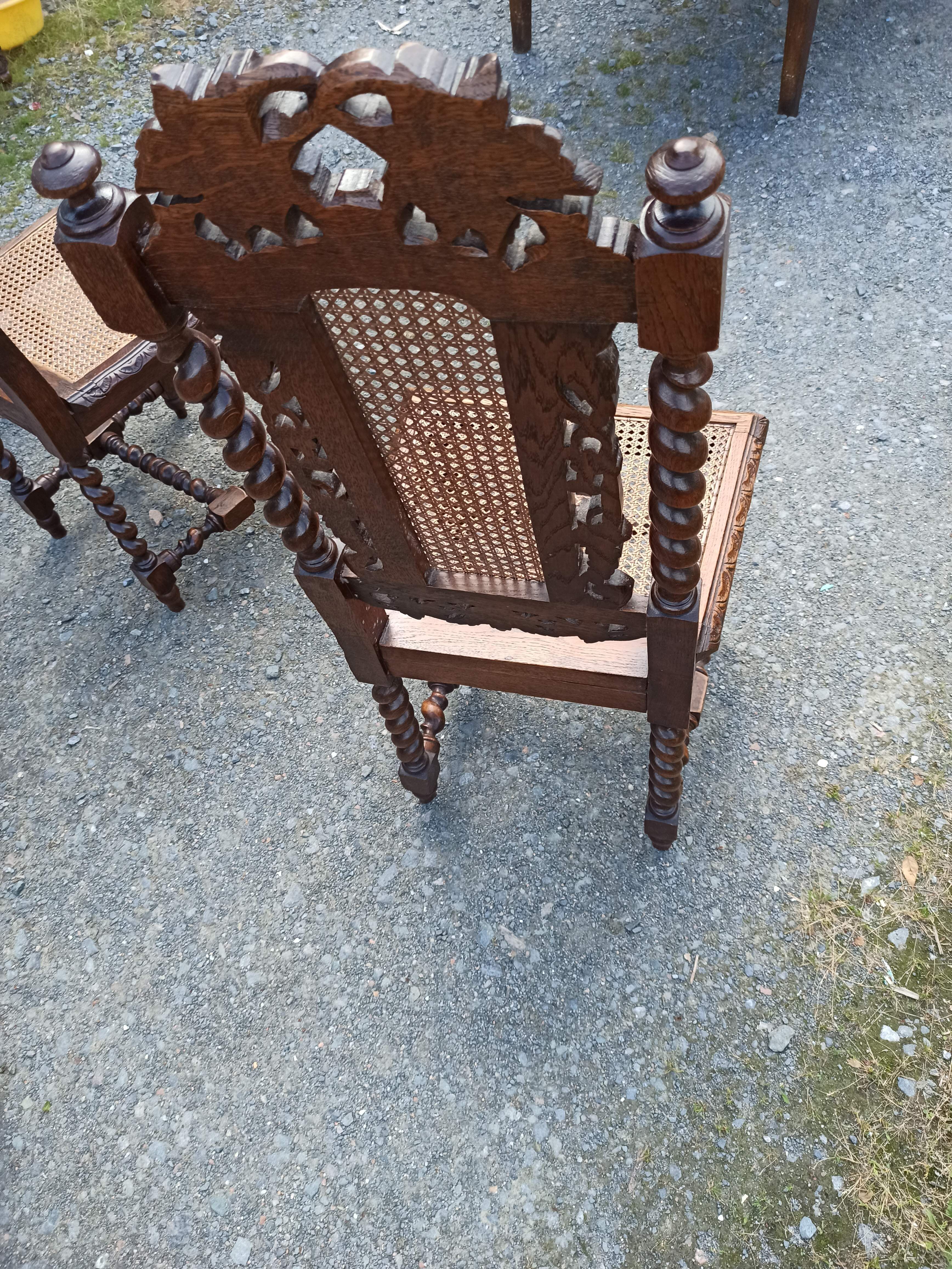 6 Louis XIII style chairs