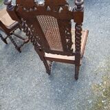 6 Louis XIII style chairs