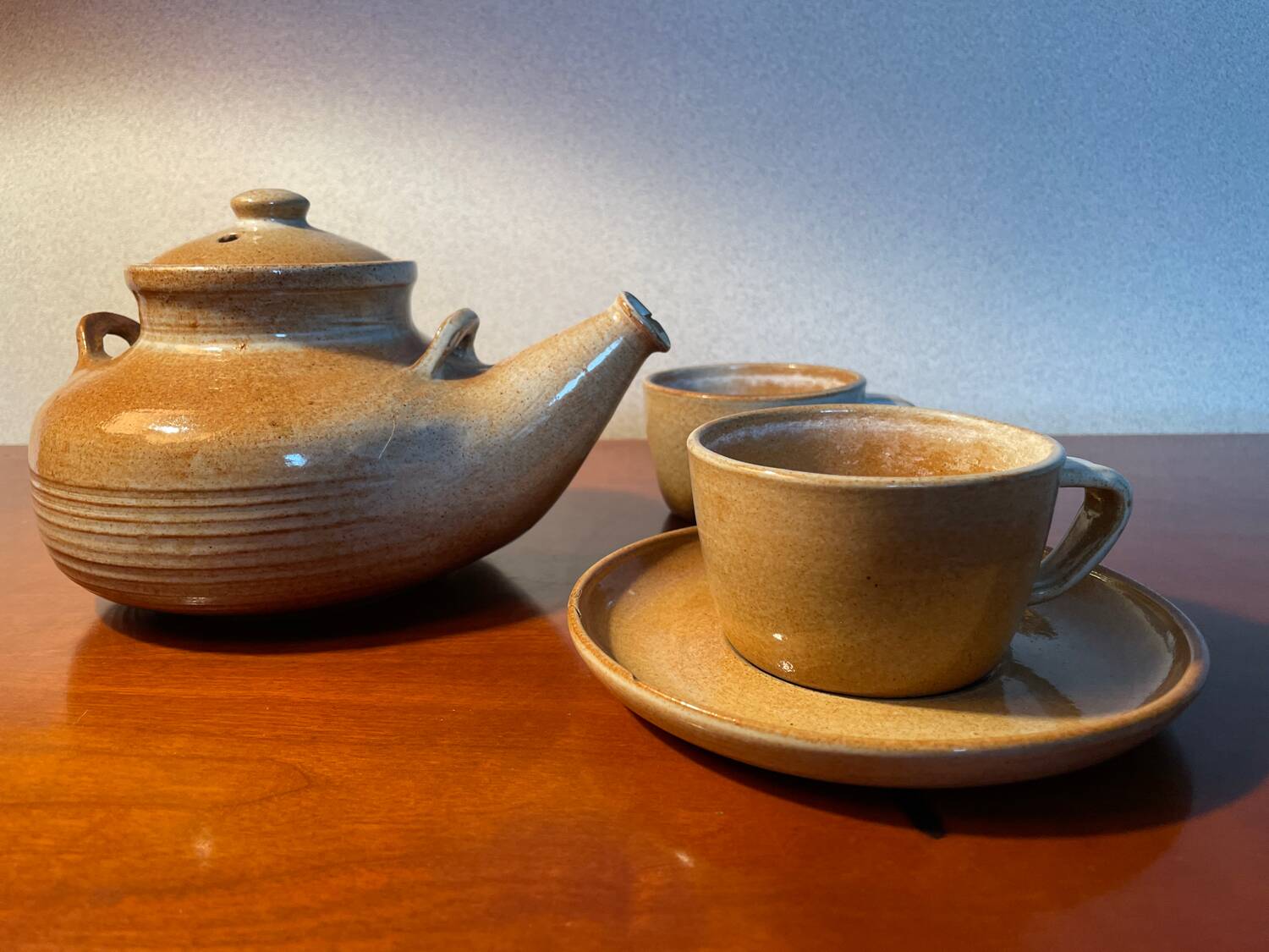 Montgolfier stoneware teapot set