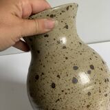Pyrite stoneware vase