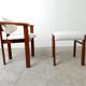 Vintage armchair with footstool, 1960s