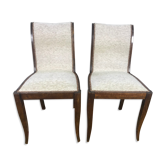 Paire de chaises époque Art Déco
