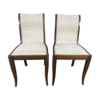 Pair of Art Deco era chairs