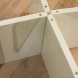 Wood and glass coffee table , France, circa 1980