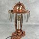 Lampe de table Jugendstil en cuivre