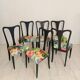 Italian vintage dining chairs by Osvaldo Borsani, 1940s, set of 6