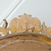 Mirror medallion Napoleon III oval 19th 90 x 60 style Louis XVI