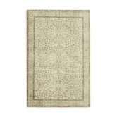 Tapis beige oriental vintage fait à la main 191 cm x 295 cm