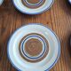 Set of six dessert plates Arabia Finland Peter Winquist