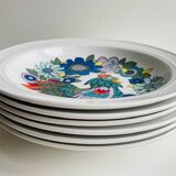 Lot of 6 vintage Pontesa soup plates