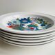Lot of 6 vintage Pontesa soup plates