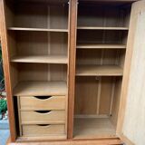 1950 compass foot cabinet