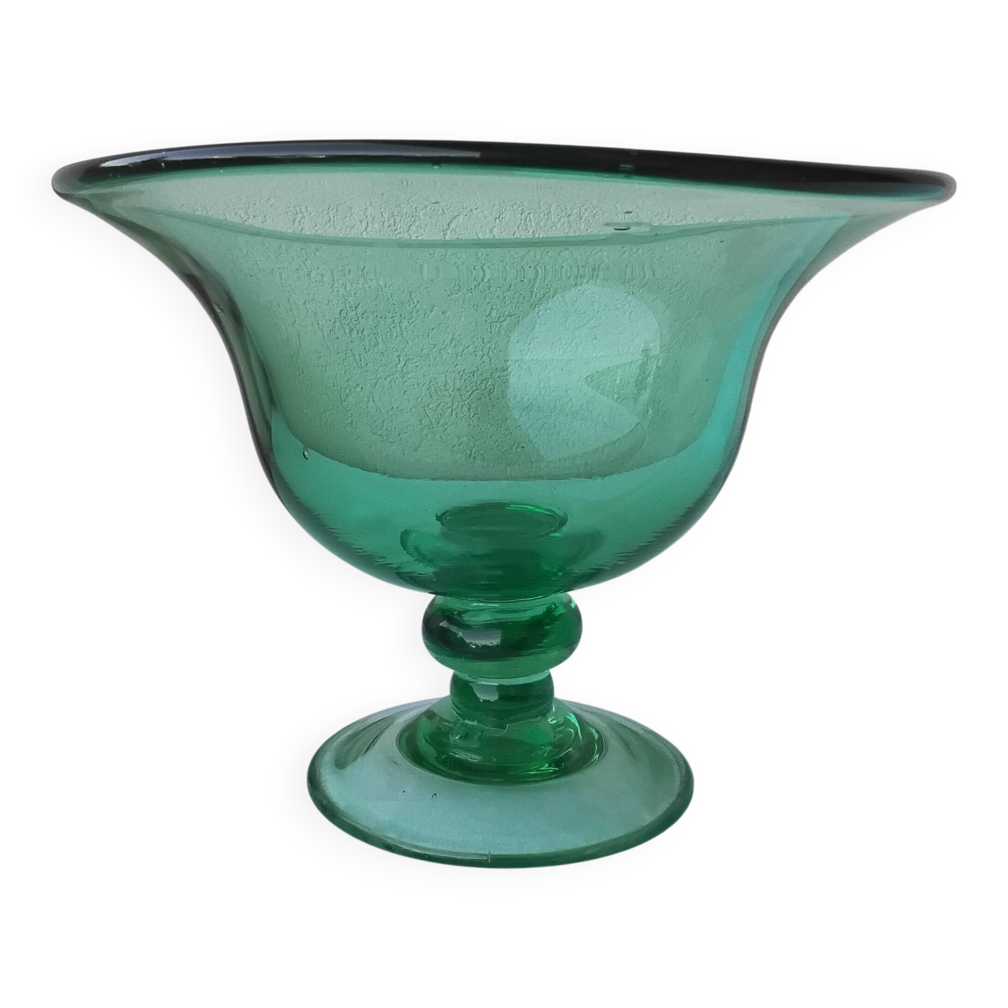 Coupe en verre sur pied