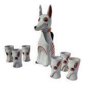 Service A Liqueur En Forme De Chien Style Robj