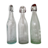 Bouteilles anciennes bouchon porcelaine
