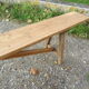 Solid wood farm bench 248 cm
