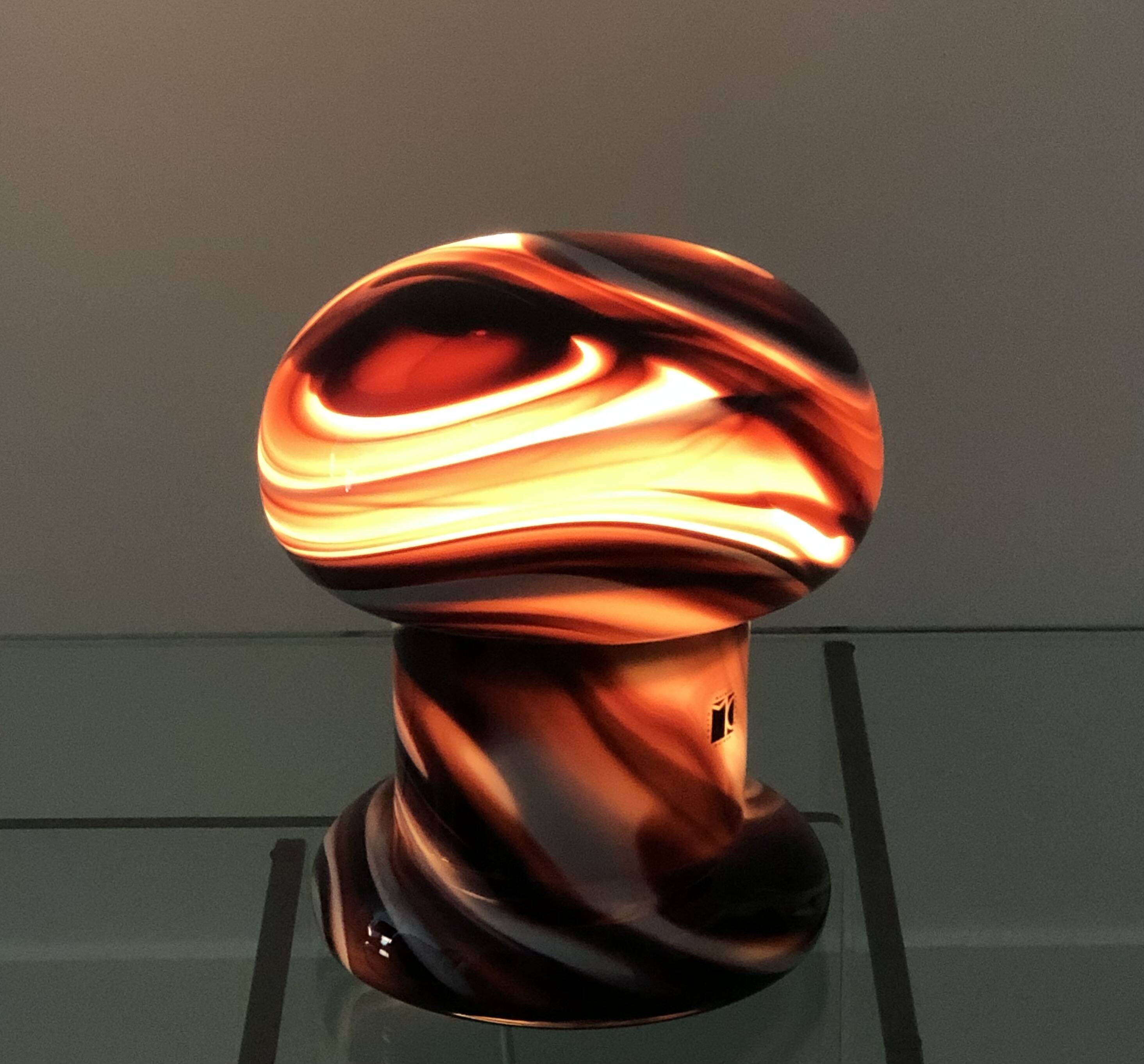 Murano glass table lamp by Carlo Moretti, Italy 1960s