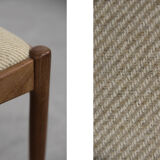 Vintage danish modern dinning teak chair by Juul Kristensen for JK Denmark, 1960s
